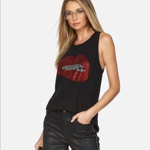 Lauren Moshi Biting Lip tank